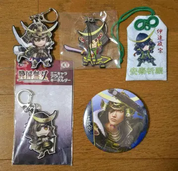전국무쌍 다테 마사무네 아크릴 키링 캔뱃지