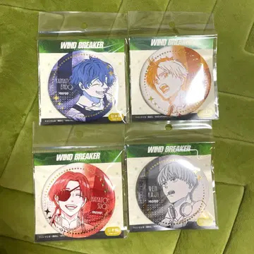 WINDBREAKER 금박 캔뱃지 4종