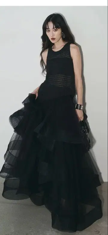 ANDREA&Co. 샤샤 스커트 블랙