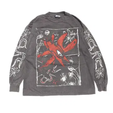 The Cure 롱티 블랙 한정판 L 사이즈