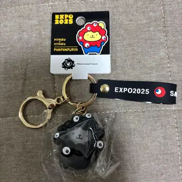 2025 블랙미야쿠미야쿠 산리오 코스튬 키링 폼폼푸딩