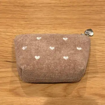 페이러 러브러리 하트 보트형 파우치 S