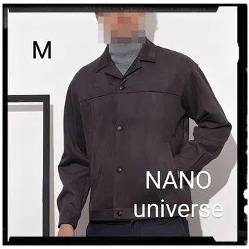 NANO universe [ 새상품급 ] 페이크 스웨이드 블루종