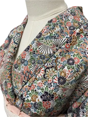 비 와도 괜찮아요 워셔블 기모노 코몬 화학 섬유