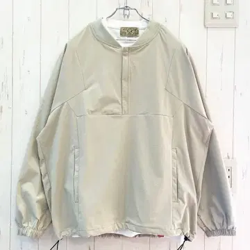 새상품 하프 지퍼 아노락 머스타드 아웃도어 풀오버 L 사이즈