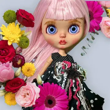 커스텀 브라이스 아이시 인형 본체만