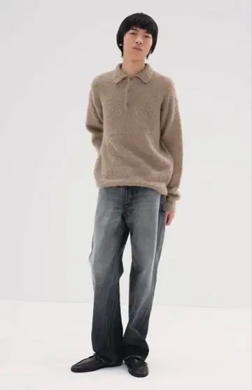 Auralee Selvedge Faded Painter Pants