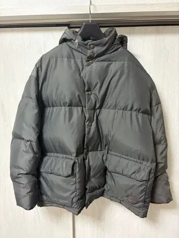 HUNTING WORLD 카키 그레이 다운 자켓