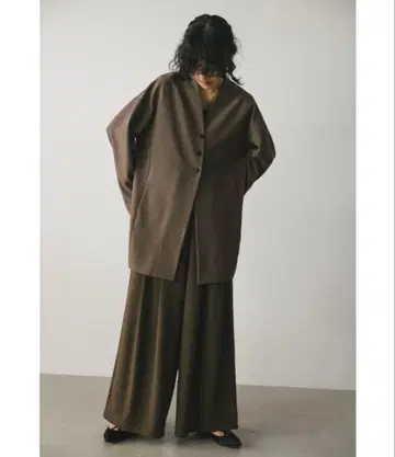 STYLE MIXER 지퍼 디자인 노카라 자켓 스타일 믹서기