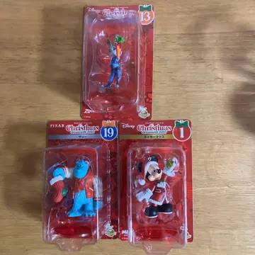 Disney 크리스마스 오너먼트 복권 3체 세트