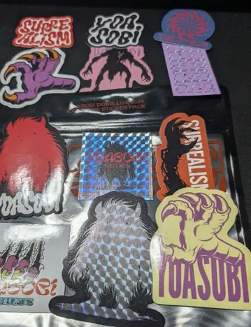 YOASOBI 초현실 멀티 케이스 포함 스티커 세트