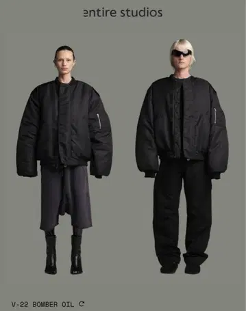 entire studios v-22 bomber jaket