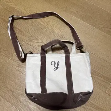 L.L.Bean 토트백 화이트/브라운