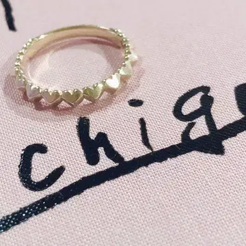 Chigo 하트 스터드 링 silver925 #11