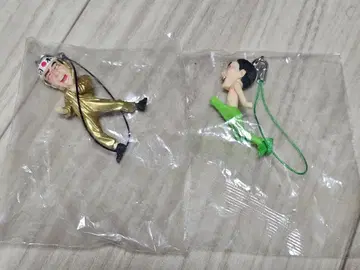 [ 미개봉 ] 에가시라 2:50 에가짱 키링 스트랩 2개 세트