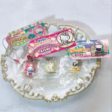 헬로키티 아이치 한정판 아사리히메 히마가섬 오카자키 핫초 된장 스트랩