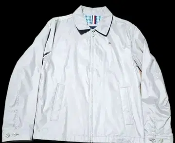 타미힐피거 베이지 자켓 블루종 S