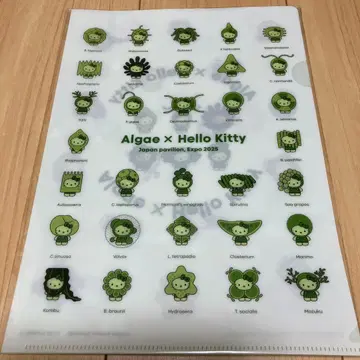 만박 일본관 헬로키티 클리어 파일 2장 세트