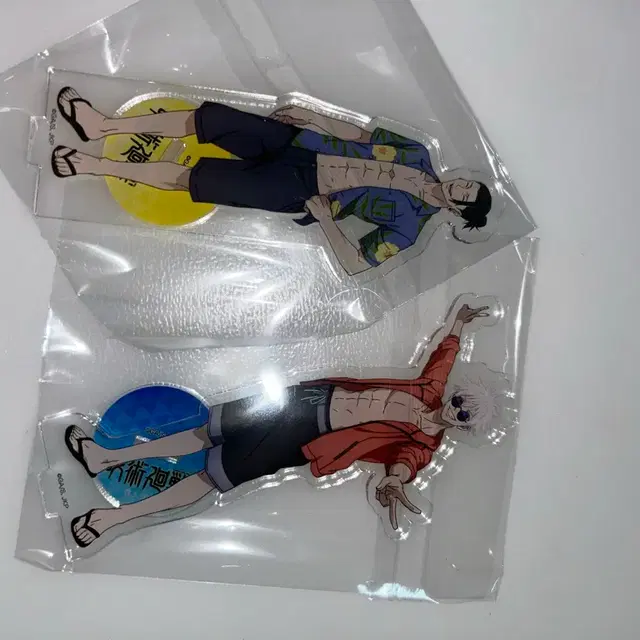 주술회전 고죠 게토 오키나와 해변 아크릴 스탠드