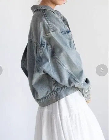 오버 사이즈 데님 자켓