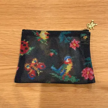 페이러 메쉬 파우치 하이디 패턴 블랙 S 사이즈