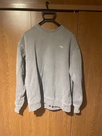 JieDa 그레이 크루넥 트레이닝복