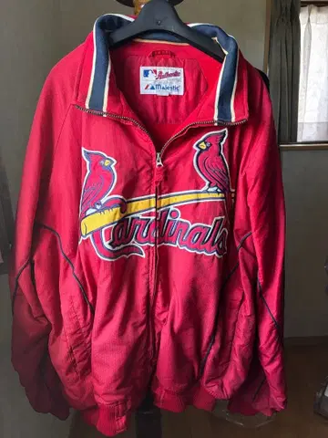 [레어] 90s MLB 세인트루이스 카디널스 나일론 자켓 메이저