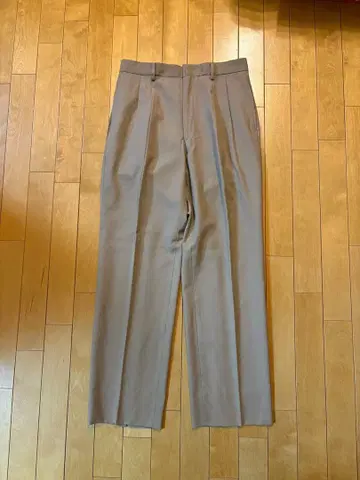 모 100% 베이지 슬랙스