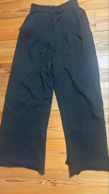 entire studios 블랙 와이드 팬츠