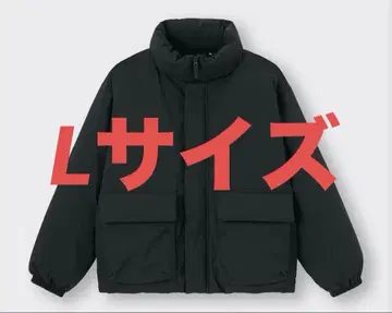 지유 히트 패디드 스탠드 블루종 남성용 블랙 L 사이즈