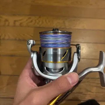 3000SH 스피닝 릴 파랑 보라색 스풀 프리