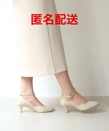 JELLY BEANS 펄 힐 플라워 컷 스트랩 펌프스