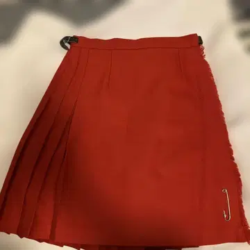 킨로치 앤더슨 퀼트 스커트 빨간색