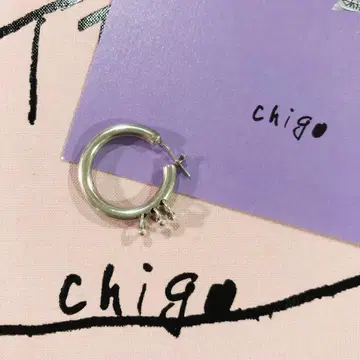 Chigo BP 후프 귀걸이 한쪽 silver925