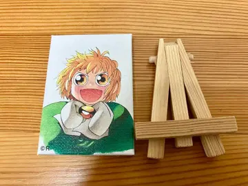 골드 컬러 갓슈 트레이딩 미니 캔버스 갓슈