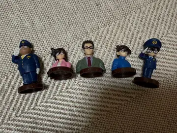 명탐정 코난 마스코트 피규어 5종 세트 [ 미사용 ]