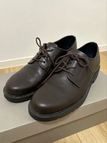 KLEMAN 레이스업 슈즈 브라운