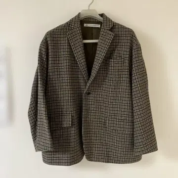 새상품급 journal standard luxe 체크 트위드 자켓
