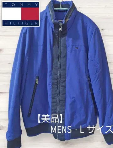 [ 가격 인하 ] 새상품급 타미힐피거 블루종 아우터 자켓 남성용 L