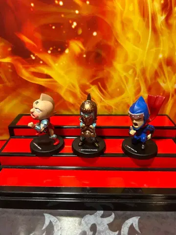 초인기 근육맨 컬렉션 피규어 3체 9