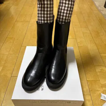 URBAN RESEARCH RODESKO 블랙 사이드 고어 부츠