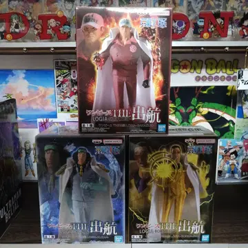 원피스 THE 출항 LOGIA 쿠잔 사카즈키 볼사리노 3체 미개봉