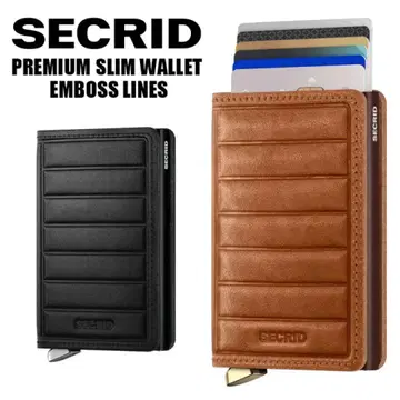 SECRID 프리미엄 슬림 지갑 블랙