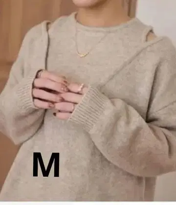 M 카멜 니트 풀오버 yumi 시마무라