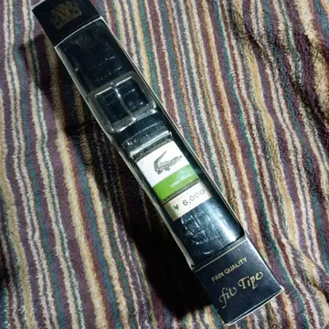 블랙 벨트 악어 엠보싱 가공