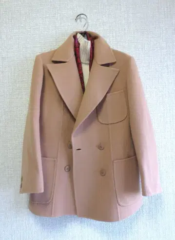 AGNONA 울 더블 브레스트 W 페이스 한 장 재단 셋업