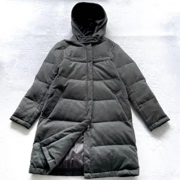이네드 울 다운 코트 후드 부착 11호 L 그레이