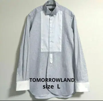 TOMORROWLAND PILGRIM 윙카라 체크 셔츠 L 상당
