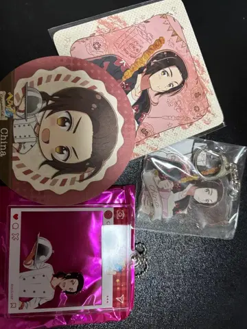 헤타리아 중국 아크릴 키링 코스터