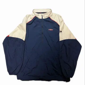 엄브로 나일론 자켓 하프 지퍼 네이비